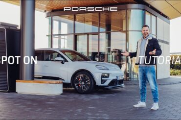 How to use a Porsche Charging Lounge | Tutorial | Spot On