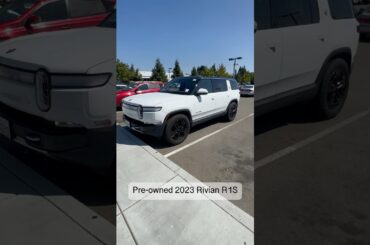 Pre-owned Rivian R1S electric suv deals #rivianr1s #rivian #Car #tech #electriccar #electriccars