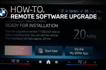 How to Perform a Remote Software Upgrade in Your BMW | BMW How-To