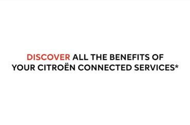 Citroën Connected Services: enhance your everyday drive