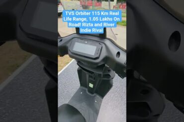 TVS Orbiter 115 Km Real Life Range, 1.05 Lakhs On Road! #tvs #tvsorbiter #tvsiqube #bikelaunch