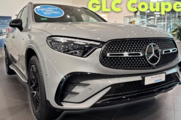 New MERCEDES GLC 400e Coupe 2025 - Visual REVIEW (381 HP PHEV)