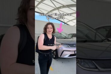 Using my electric car as my home office! (RUN THAT AIRCON!!)