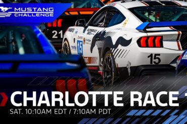 🔴 Race 1 I Charlotte Motor Speedway ROVAL I Mustang Challenge | Ford Racing