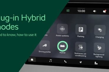Plug-in Hybrid modes: Good to know, how to use it