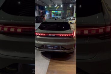 New Zeekr 001 EV car luxury