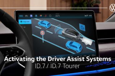 Volkswagen ID.7 Activating the Driver Assist Systems