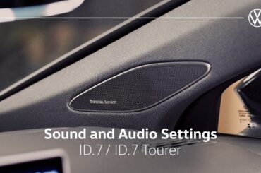 Volkswagen ID.7 Sound and Audio Settings