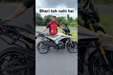 Fast adventurer on a electric bike #new #fast #trend #ev #india