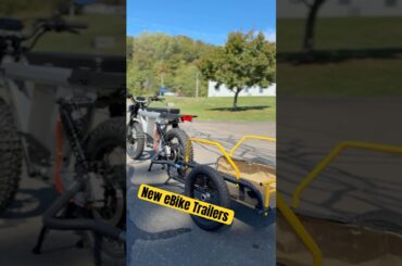 independent suspension, are detachable, rated to over 150pounds #ebike #electricbike #trailer #cargo