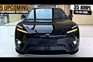 "Top 5 Upcoming Car Launches in India Sep-Oct 2025 | Latest Price, Launch Date & Features!"