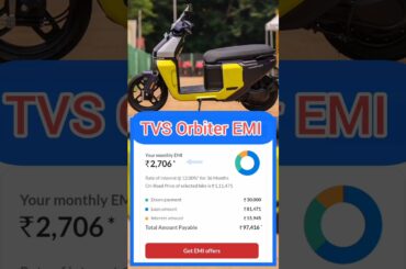 TVS Orbiter Electric Scooter