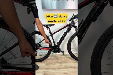 Who knew converting your regular bike to an electric bike could be this easy #ebikeconversion