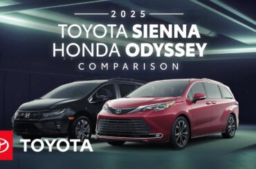2025 Toyota Sienna vs 2025 Honda Odyssey | Toyota