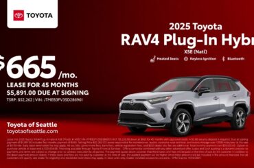 Toyota RAV4 Plug-In Hybrid 10/08/2025 6261205