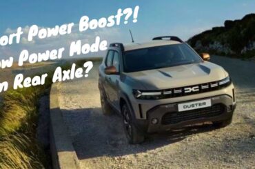 2026 Dacia Duster Hybrid G-150 - How the e-4x4 System Works