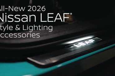 All-New 2026 Nissan LEAF Lighting Upgrades and Splash Guards for a Stylish Look