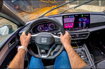 2025 SEAT Leon Sportstourer FR (1.4 hybrid Plug-In 145 hp) | POV Test Drive #2561 Joe Black