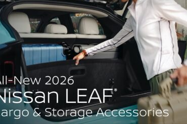 All-New 2026 Nissan LEAF Crossbars and Storage Accessories to Maximize Cargo Space