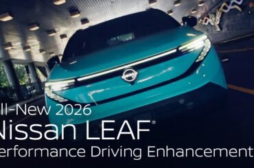 All-New 2026 Nissan LEAF: New Design, Electric Performance & Versatile Range
