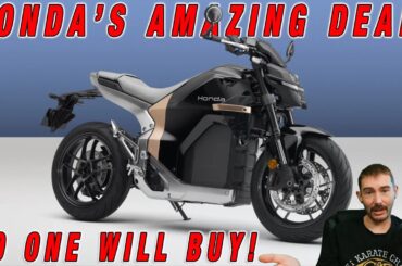 Honda's First Full Electric Motorcycle! Honda WN7