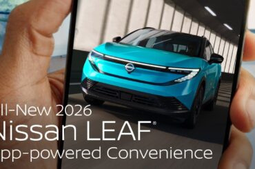 All-New 2026 Nissan LEAF: MyNISSAN App Controls & Smart Welcome Features