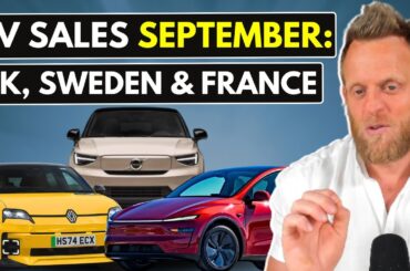 Electric Car Sales Grow in France, Sweden and the UK - Top 10 In September