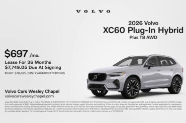 Volvo XC60 Plug-In Hybrid 10/14/2025 6291547