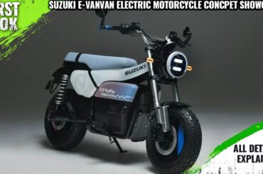 Suzuki E-VanVan Electric Motorcycle Concept Showcased At Japan Mobility Show 2025 - All Details Here