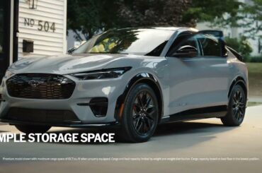 The 2025 Ford Mustang Mach-E® SUV | Storage and Range