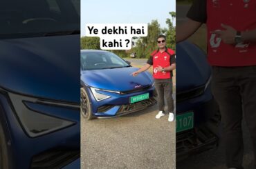 Style with speed Kia EV6 an electric sports car #new #trend #car #travel #india #speed #ev #fashion
