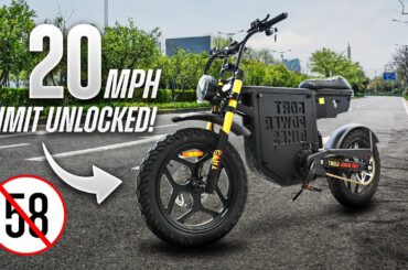King Goat Must-See Feature | How to Make Your E-Bike Street Legal (20MPH Speed Limit)