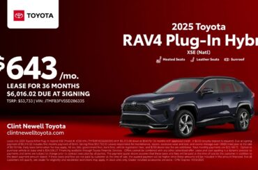 Toyota RAV4 Plug-In Hybrid 10/17/2025 6307132