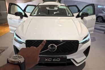 POV! New 2026! VOLVO XC60 Ultra T8 AWD Plug-in Hybrid in Crystal White & Nordic Quilted Charcoal
