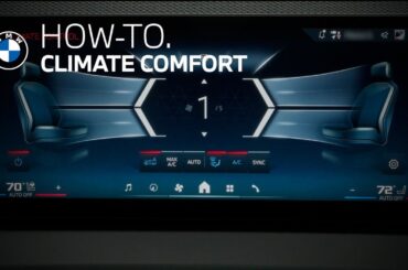 BMW Climate Control Comfort and Vent Control Settings Guide | BMW How-To
