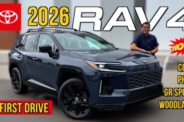 FIRST DRIVE  2026 Toyota RAV4 Hybrid | 5th Gen Redesign + 320 HP PHEV Details!