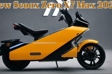 Scoox Enters the High-End Electric Motorcycle Market | Scoox Zero X7 Will Be Unveiled on Oct. 28th.