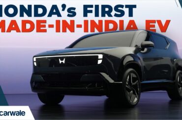 Honda’s First MADE-IN-INDIA EV | 0 Alpha Concept Walkaround | CarWale