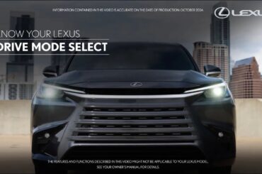 Know Your Lexus | Drive Mode Select