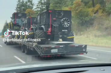 At least on the trailer we know they won't be broken down on the side of the road