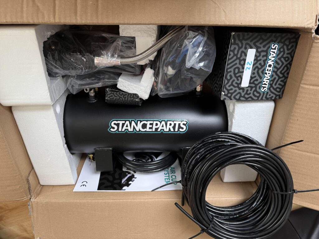 Can I mount my air tank on its side?