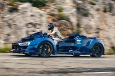 This was Audi R8 now it looks like crashed R8 -  Engler Desat