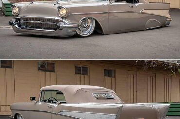 1957 Chevy Bel Air convertible named INSPIRE