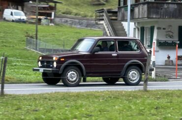 Not exactly “weird” but very cool - Lada Niva spotted in Switzerland