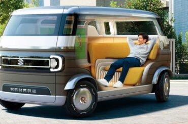 2019 Suzuki Hanare and Suzuki Waku Spo concept, while the Hanare was meant to be a "self driving living room" the Waku Spo was meant to be a Retro styled micro car that is customizable