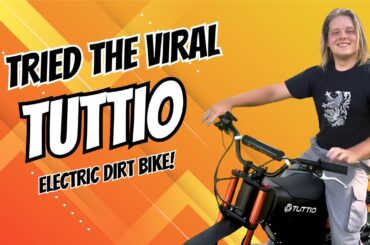 I Tried the TUTTIO Electric Dirt Bike! Assembly Tips and First Impressions