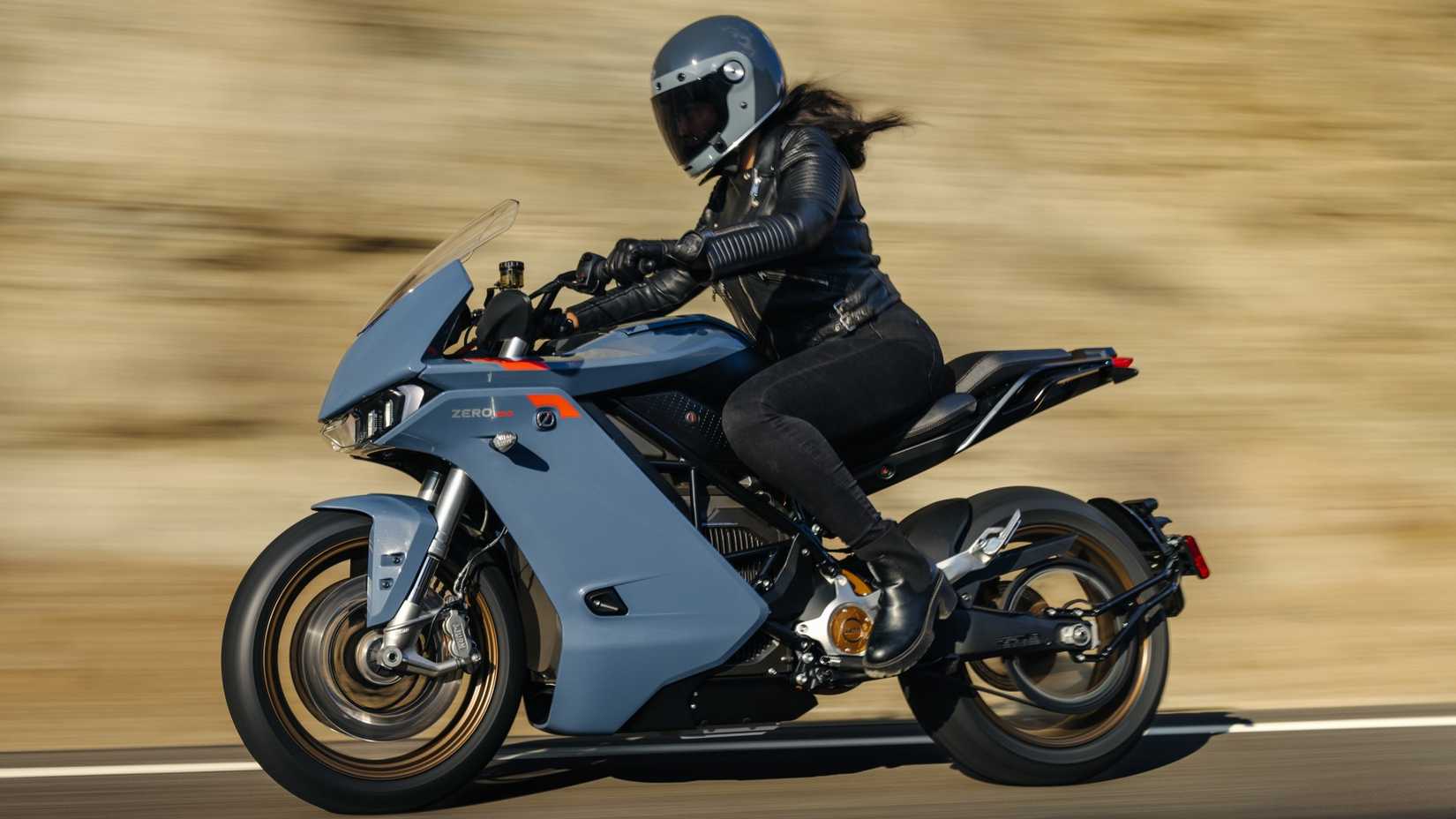 2025 Zero SR/S electric sports bike side profile view