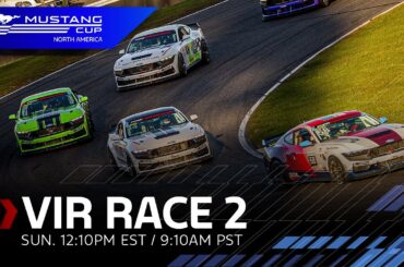 🔴 Mustang Cup Race 2 at VIR | Ford Racing
