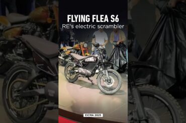 Royal Enfield’s Flying Flea S6 electric scrambler showcased #shorts