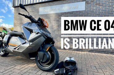 Are electric motorbikes good! Yes! The BMW CE 04 Ride Review!